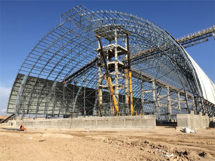 防城港煤机油桶翘工程网架